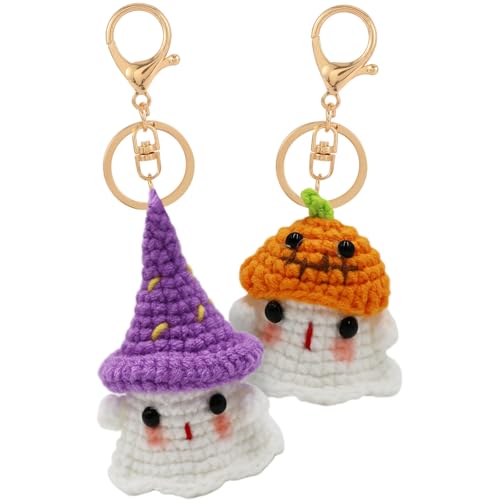 Zliger Schlüsselanhänger, 2 pcs Handgewebter Geist Schlüsselanhänger, Mini-PlüSch Figuren Positive Kartoffel Puppe, Geschenke für Freunde und Familie von Zliger