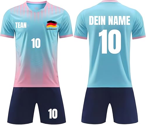 Custom Own Name Football Jersey – Personalised Football Jerseys Any Name Number Team Logo Football Jersey ，for Children, Men, Boys Football Training Shirts von Zlongbow