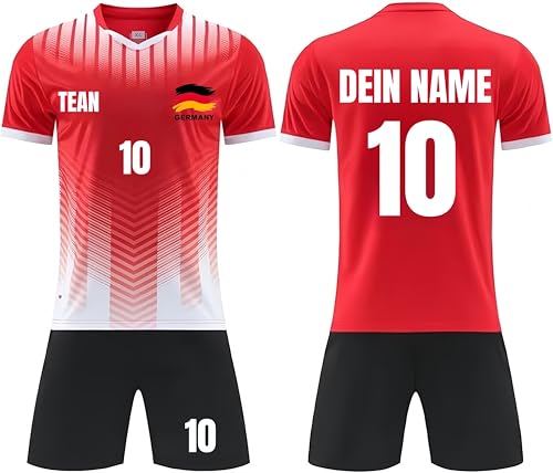 Custom Own Name Football Jersey – Personalised Football Jerseys Any Name Number Team Logo Football Jersey ，for Children, Men, Boys Football Training Shirts von Zlongbow