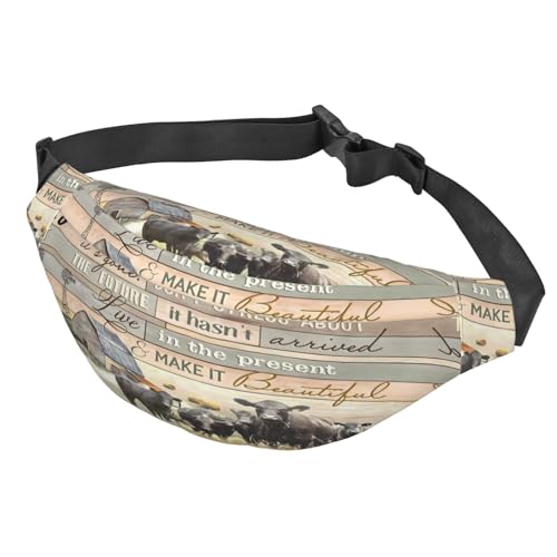 Bauchtasche, Bauchtasche, stilvolle Hüfttasche, verstellbare Schnallen, für Reisen, Camping, Siehe Abbildung, Einheitsgröße, Wanderrucksack von Zltegako