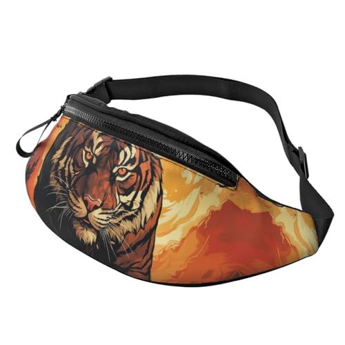 Bauchtasche, modische Bauchtasche für Damen und Herren, leichte Bauchtasche, Hüfttasche für Hundelaufen, Reisen, Blumen auf den Zweigen, Einheitsgröße, Einheitsgröße, Einheitsgröße, Wanderrucksack von Zltegako