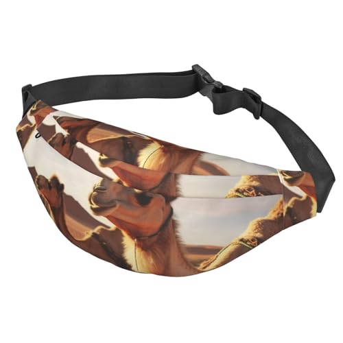 Bauchtasche für Damen und Herren, verstellbare Hüfttasche, Crossbody-Gürteltasche, Kamelruhe, Wüste, Bauchtasche, Schwarz, Einheitsgröße, Siehe Abbildung, Einheitsgröße, Wanderrucksack Bauchtasche für Damen und Herren, verstellbare Hüfttasche, Crossbody-Gürteltasche, Kamelruhe, Wüste, Bauchtasche, Schwarz, Einheitsgröße, Siehe Abbildung, Einheitsgröße, Wanderrucksack von Zltegako