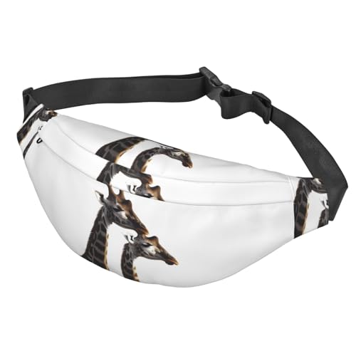 Bauchtasche für Damen und Herren, verstellbare Hüfttasche, Umhängetasche, afrikanische Giraffe, Bauchtasche, Schwarz, Einheitsgröße, Siehe Abbildung, Einheitsgröße, Wanderrucksack Bauchtasche für Damen und Herren, verstellbare Hüfttasche, Umhängetasche, afrikanische Giraffe, Bauchtasche, Schwarz, Einheitsgröße, Siehe Abbildung, Einheitsgröße, Wanderrucksack von Zltegako