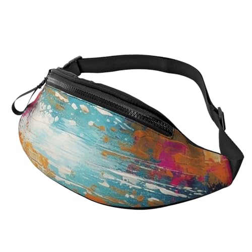 Bauchtaschen für Damen, Gürteltasche, große Umhängetasche, trendige Brusttasche, Flugzeugkampfjets, Hüfttasche für Reisen, abstraktes Ölgemälde, Einheitsgröße, Einheitsgröße, Einheitsgröße, von Zltegako