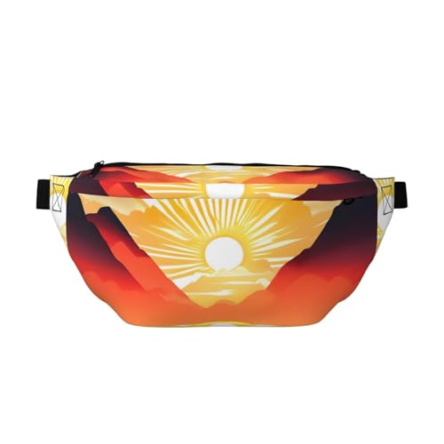 Bright Sunrise Umhängetasche. Großes Fassungsvermögen, wasserdicht und staubdicht, sicherer Reißverschluss, geeignet für Reisen und Outdoor-Aktivitäten., Siehe Abbildung, Einheitsgröße, Wanderrucksack Bright Sunrise Umhängetasche. Großes Fassungsvermögen, wasserdicht und staubdicht, sicherer Reißverschluss, geeignet für Reisen und Outdoor-Aktivitäten., Siehe Abbildung, Einheitsgröße, Wanderrucksack von Zltegako