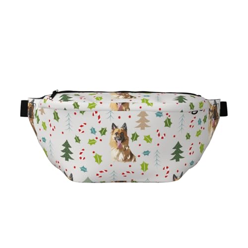 Große Bauchtaschen für Damen und Herren, Umhängetasche, Deutscher Schäferhund, Nr. 1016, trendig, Gürteltasche für Damen, Herren, Umhängetasche, Hüfttasche für Damen mit verstellbarem Riemen, Siehe von Zltegako