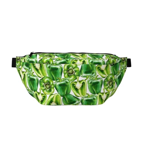 Große Bauchtaschen für Damen und Herren, Umhängetasche, Glockenpfeffer, lustige Reise-Crossbody-Tasche für Damen, trendig, Gürteltasche für Damen, Herren, Crossbody, Hüfttasche für Damen mit Große Bauchtaschen für Damen und Herren, Umhängetasche, Glockenpfeffer, lustige Reise-Crossbody-Tasche für Damen, trendig, Gürteltasche für Damen, Herren, Crossbody, Hüfttasche für Damen mit von Zltegako