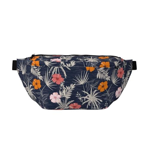 Große Bauchtaschen für Damen und Herren, Umhängetasche, Retro-Stil, Hawaii-Stil, Reise-Crossbody-Tasche für Damen, trendig, Gürteltasche für Damen, Herren, Crossbody, Hüfttasche für Damen mit von Zltegako