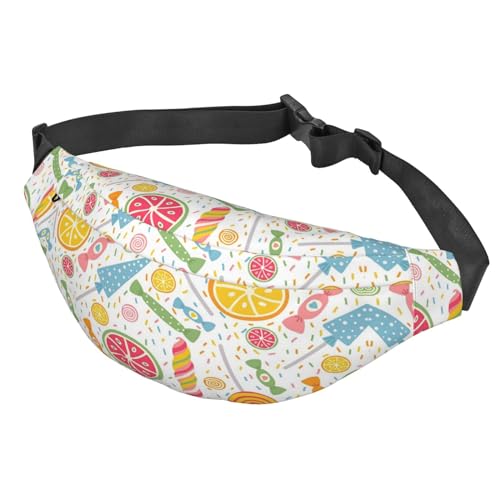 Gürteltasche Sweet Candy Hüfttasche, stilvolle Hüfttasche, verstellbare Schnallen, für Reisen, Camping, Schwarz, Siehe Abbildung, Einheitsgröße, Wanderrucksack Gürteltasche Sweet Candy Hüfttasche, stilvolle Hüfttasche, verstellbare Schnallen, für Reisen, Camping, Schwarz, Siehe Abbildung, Einheitsgröße, Wanderrucksack von Zltegako