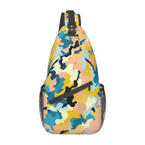 Leichte Brusttasche, Umhängetasche, Schultertasche, Sportrucksack für Damen und Herren, Schwarz, Einheitsgröße, Siehe Abbildung, Einheitsgröße, Wanderrucksack von Zltegako