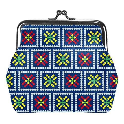 Münzgeldbörse, Vintage-Tasche, Kleingeldbörse, Blumenmuster, kariert, Siehe Abbildung, Einheitsgröße, Taschen-Organizer Münzgeldbörse, Vintage-Tasche, Kleingeldbörse, Blumenmuster, kariert, Siehe Abbildung, Einheitsgröße, Taschen-Organizer von Zltegako