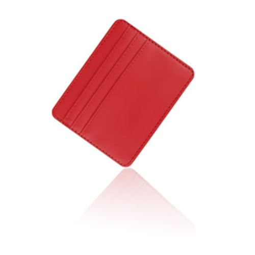 ZmdecQna Blocking Leather Ultra Slim Wallet Credit Card Holder Wallet Minimalist Wallet Credit Card Holder Holds Cards and Banknotes for Men and Women, rot, Einheitsgröße, Klassisch ZmdecQna Blocking Leather Ultra Slim Wallet Credit Card Holder Wallet Minimalist Wallet Credit Card Holder Holds Cards and Banknotes for Men and Women, rot, Einheitsgröße, Klassisch von ZmdecQna