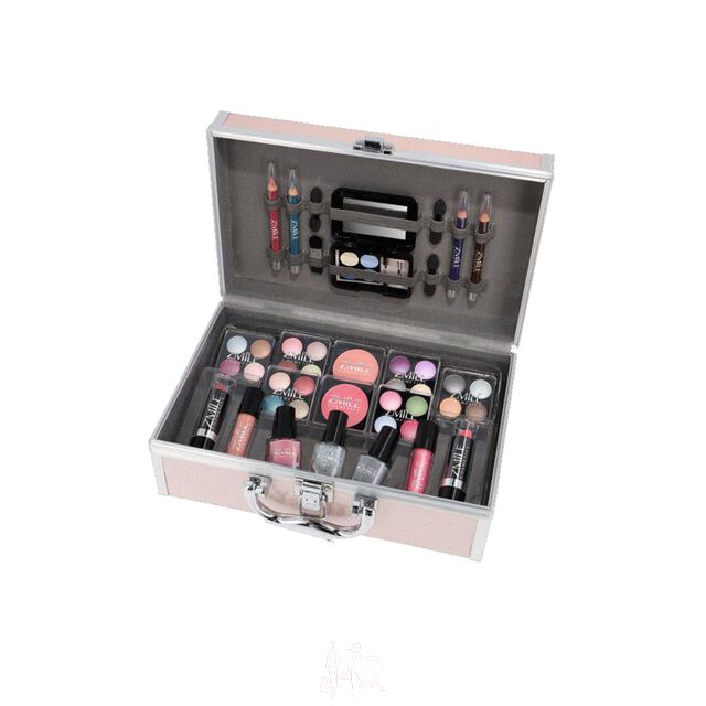 Schminkkoffer Eye Catcher Set Alu Profi-Qualit?t 42 teilig von Zmile Cosmetics