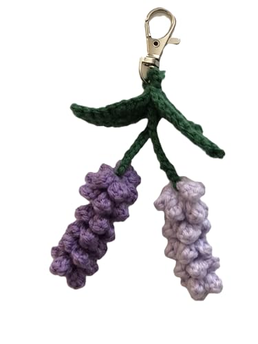 Znet3D Handgefertigter Lavendel-Schlüsselanhänger – ein zarter floraler Touch von Znet3D