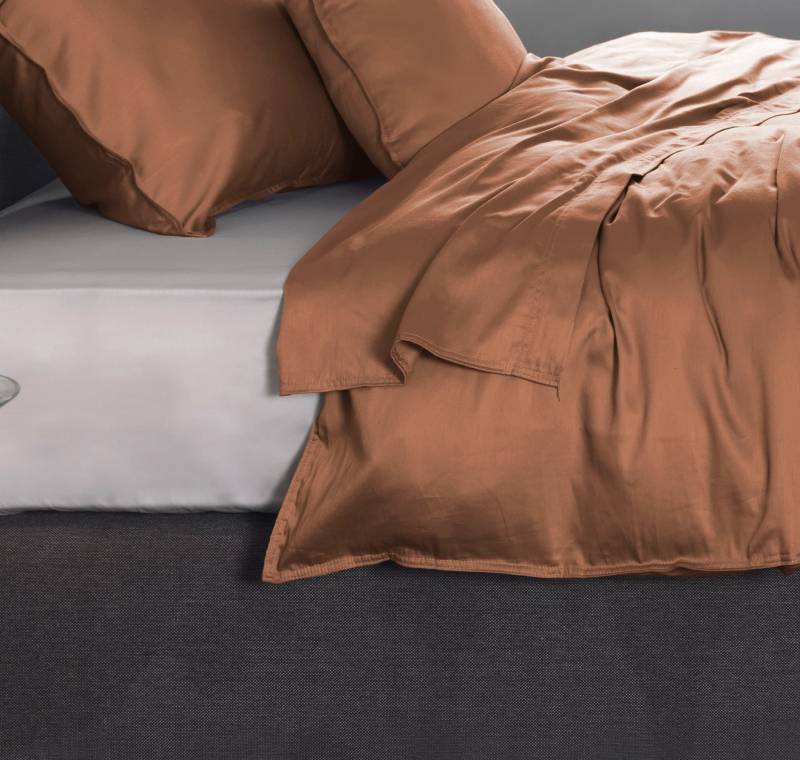 ZO HOME Bettlaken "Satinado" Laken aus 100% Baumwolle, hochwertiges Mako-Satin, Betttuch ab 90x200 von Zo Home