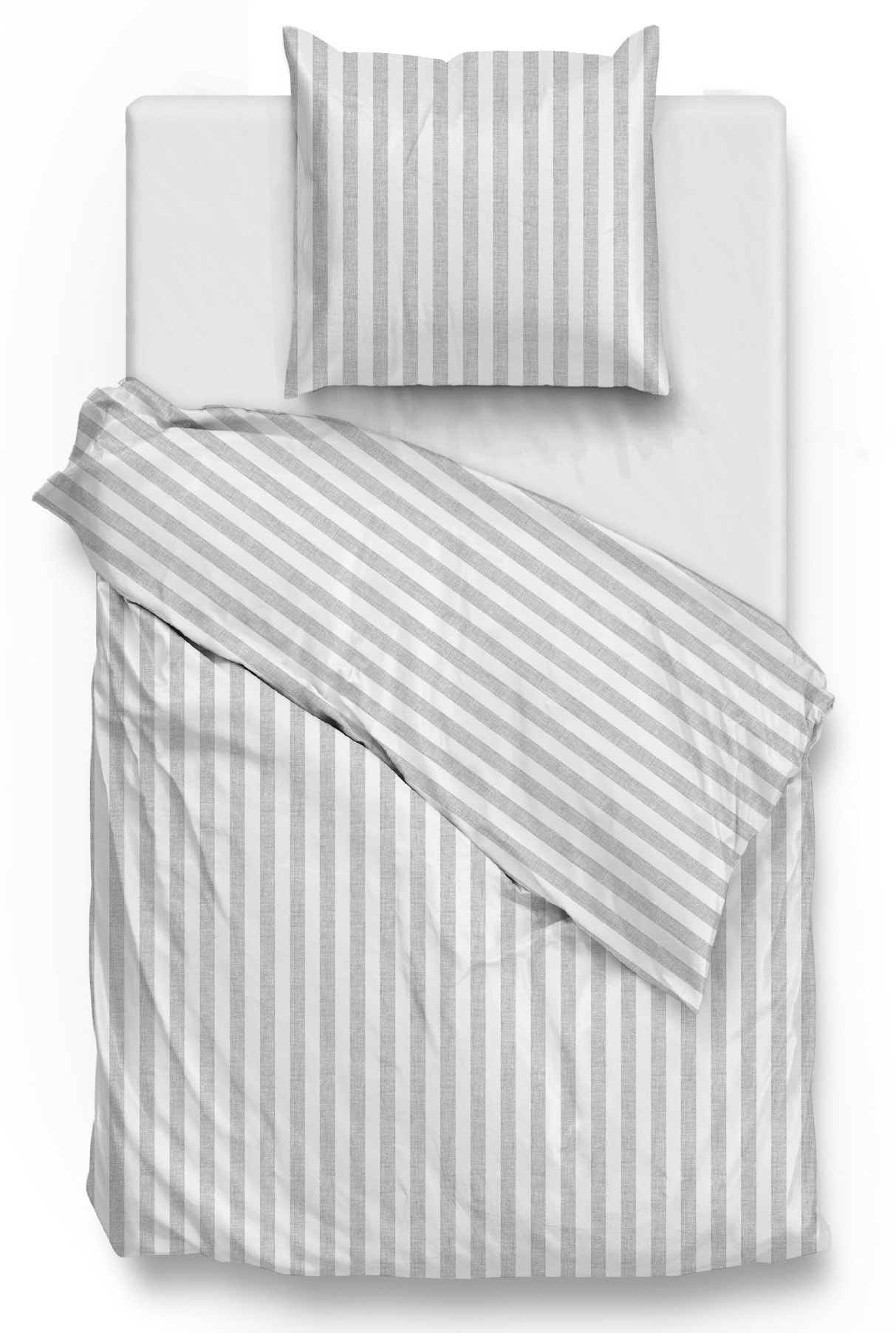 ZO HOME Bettwäsche "Banda-di-Lino" 2 Stk. tlg. Bettwäsche aus 100% Baumwolle, hochwertiges Renforcé von Zo Home