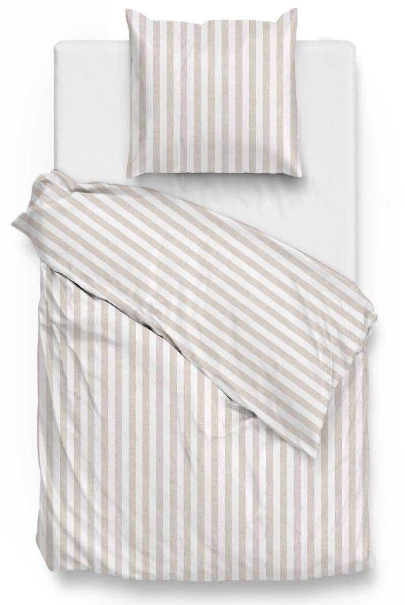 ZO HOME Bettwäsche "Banda-di-Lino" 2 Stk. tlg. Bettwäsche aus 100% Baumwolle, hochwertiges Renforcé von Zo Home