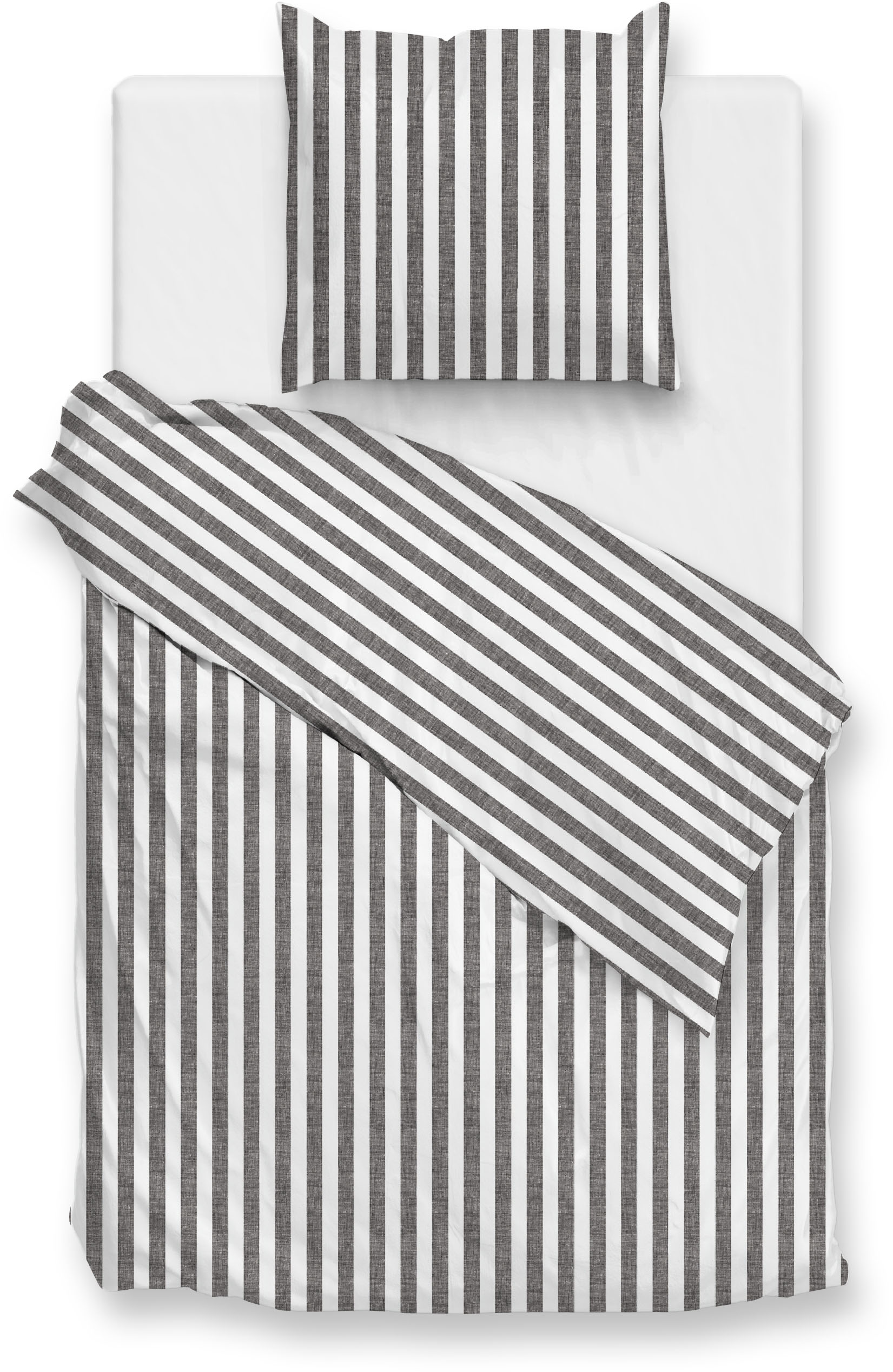 ZO HOME Bettwäsche "Banda-di-Lino" 2 Stk. tlg. Bettwäsche aus 100% Baumwolle, hochwertiges Renforcé von Zo Home