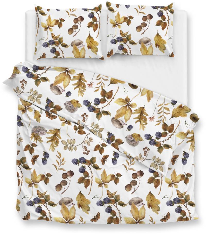 ZO HOME Bettwäsche "Castagno" 2 Stk. tlg. Bettwäsche aus 100% Baumwolle, hochwertiges Flanell von Zo Home