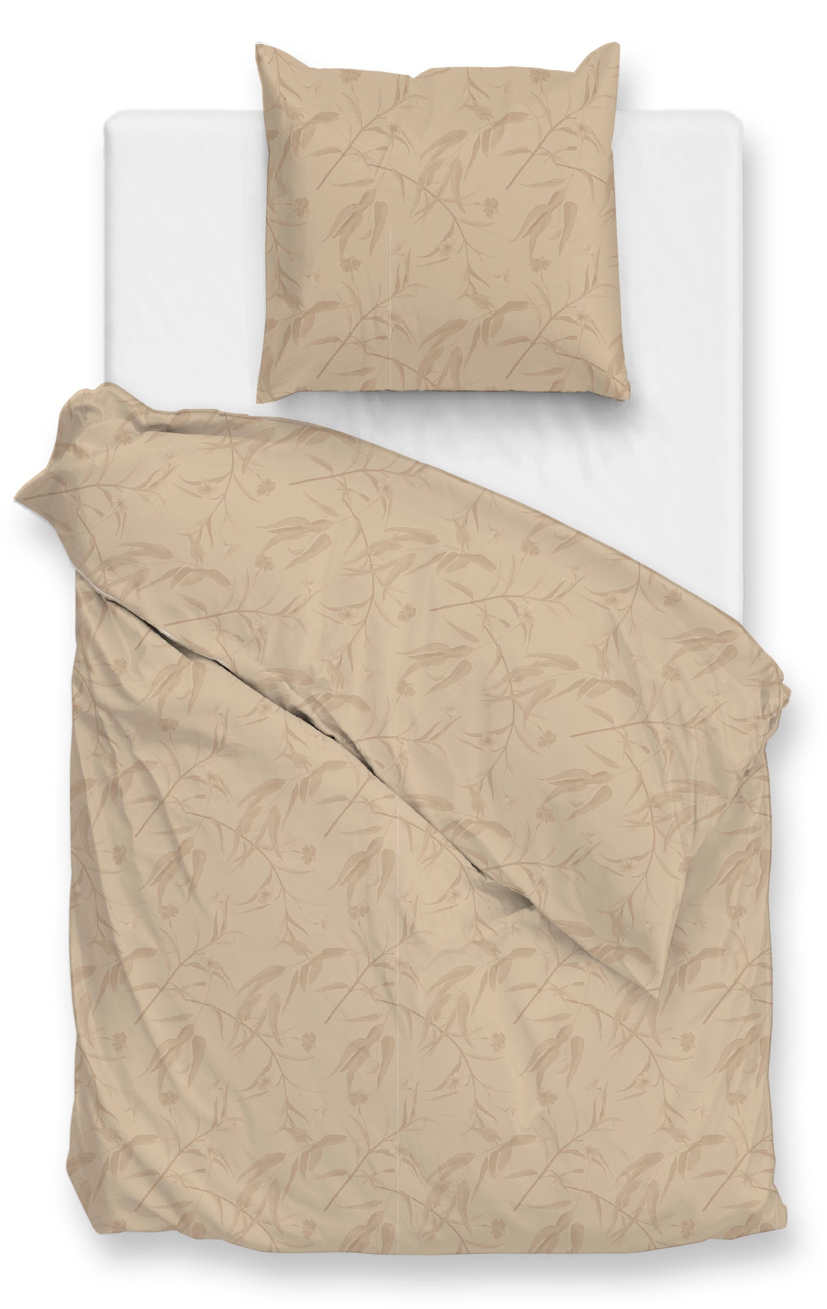 ZO HOME Bettwäsche "Fiori-di-Satinado" 2 Stk. tlg. Bettwäsche aus 100% Baumwolle, hochwertiges Mako-Satin von Zo Home