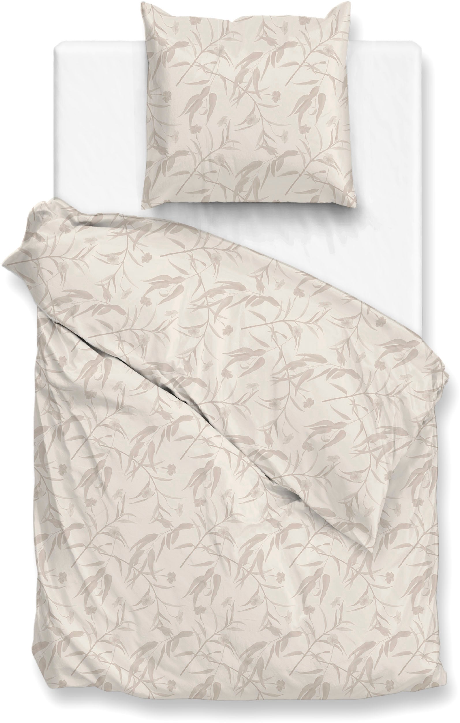 ZO HOME Bettwäsche "Fiori-di-Satinado" 2 Stk. tlg. Bettwäsche aus 100% Baumwolle, hochwertiges Mako-Satin von Zo Home