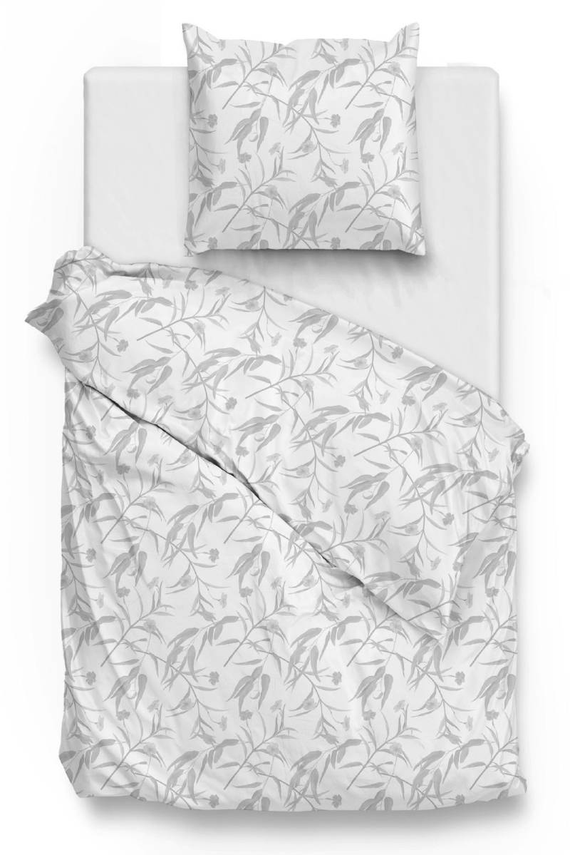 ZO HOME Bettwäsche "Fiori-di-Satinado" 2 Stk. tlg. Bettwäsche aus 100% Baumwolle, hochwertiges Mako-Satin von Zo Home