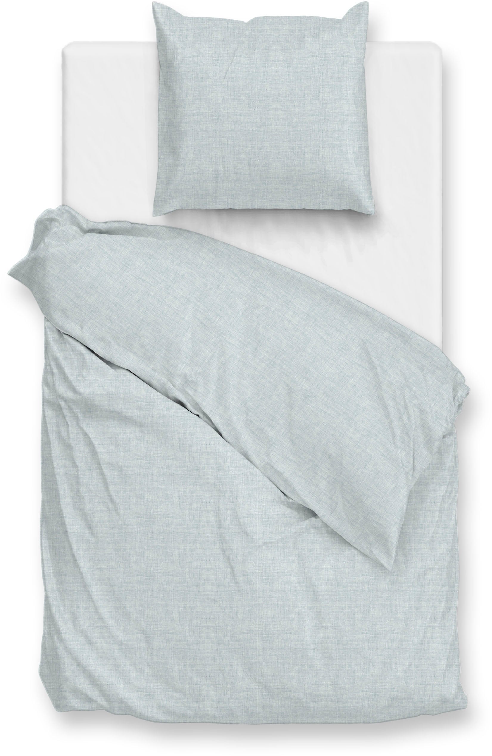 ZO HOME Bettwäsche "Flanella-di-Lino" 2 Stk. tlg. Bettwäsche aus 100% Baumwolle, hochwertiges Flanell von Zo Home