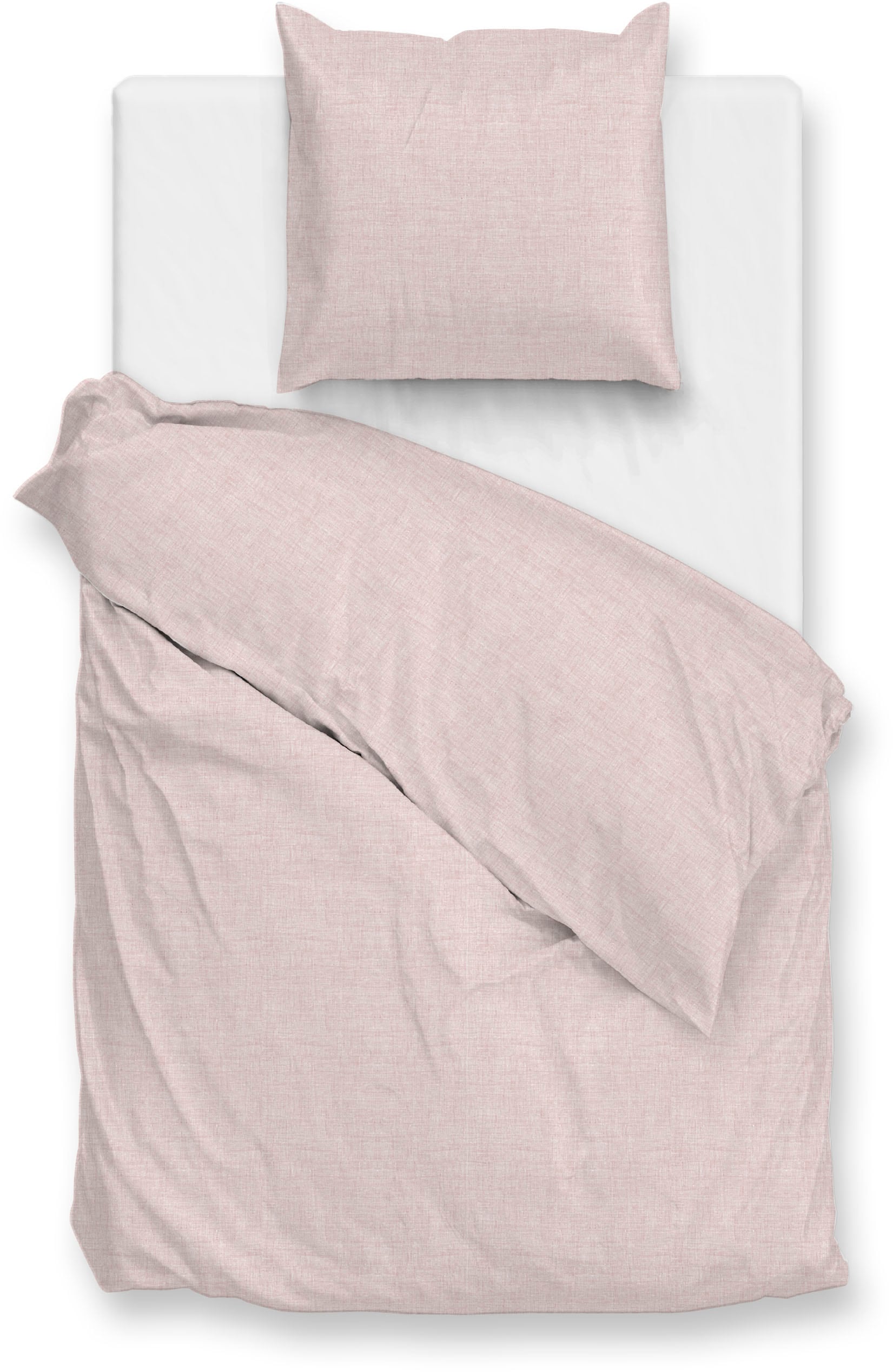 ZO HOME Bettwäsche "Flanella-di-Lino" 2 Stk. tlg. Bettwäsche aus 100% Baumwolle, hochwertiges Flanell von Zo Home