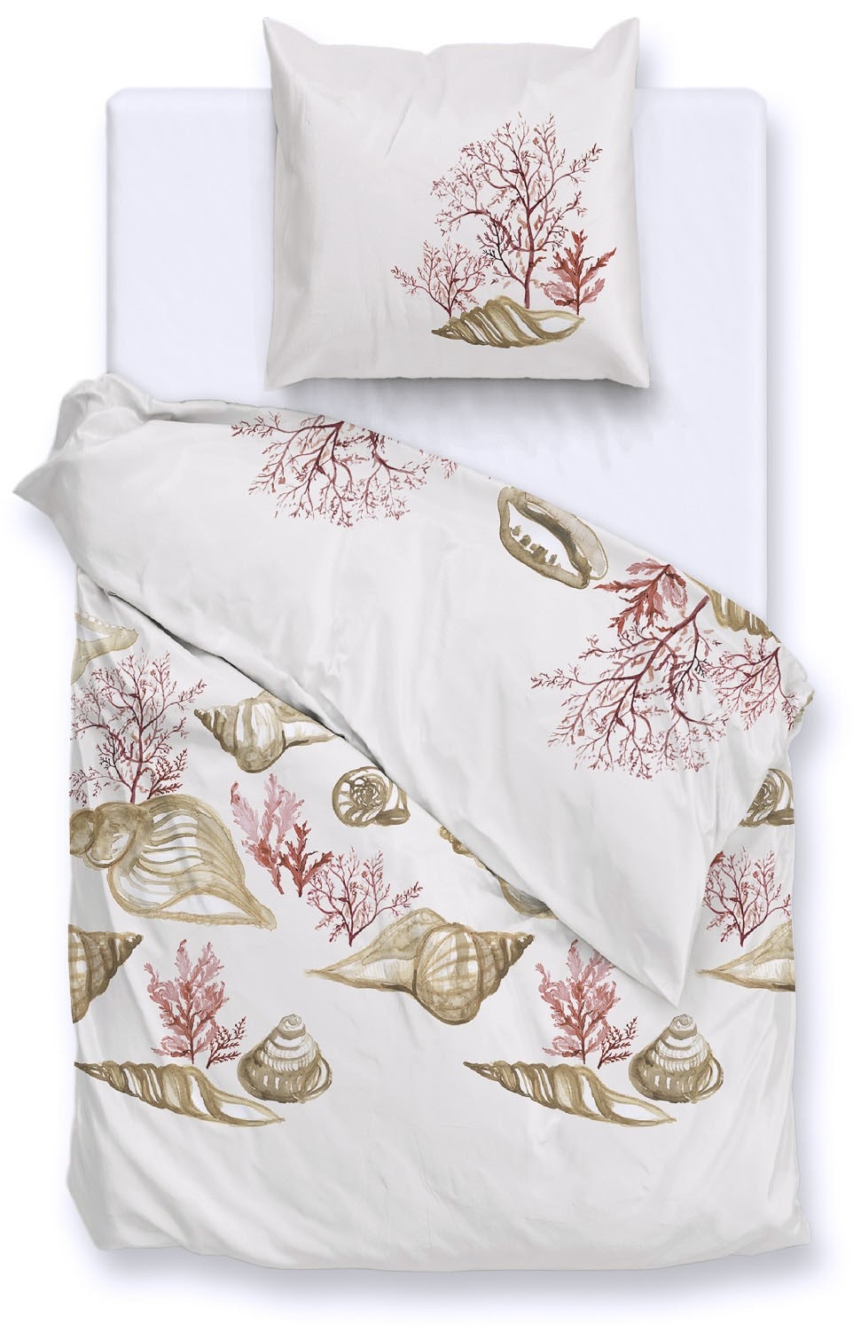 ZO HOME Bettwäsche "Guscio" 2 Stk. tlg. Bettwäsche aus 100% Baumwolle, hochwertiges Mako-Satin von Zo Home