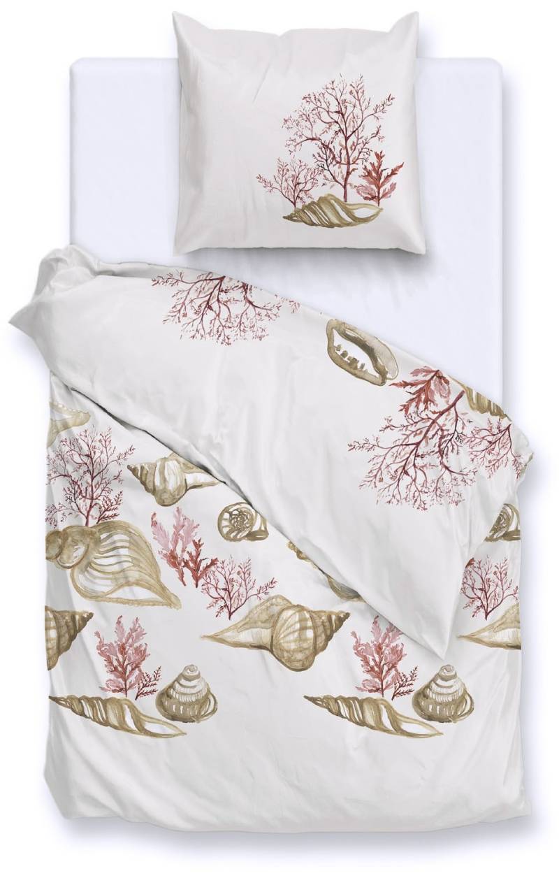 ZO HOME Bettwäsche "Guscio" 2 Stk. tlg. Bettwäsche aus 100% Baumwolle, hochwertiges Mako-Satin von Zo Home