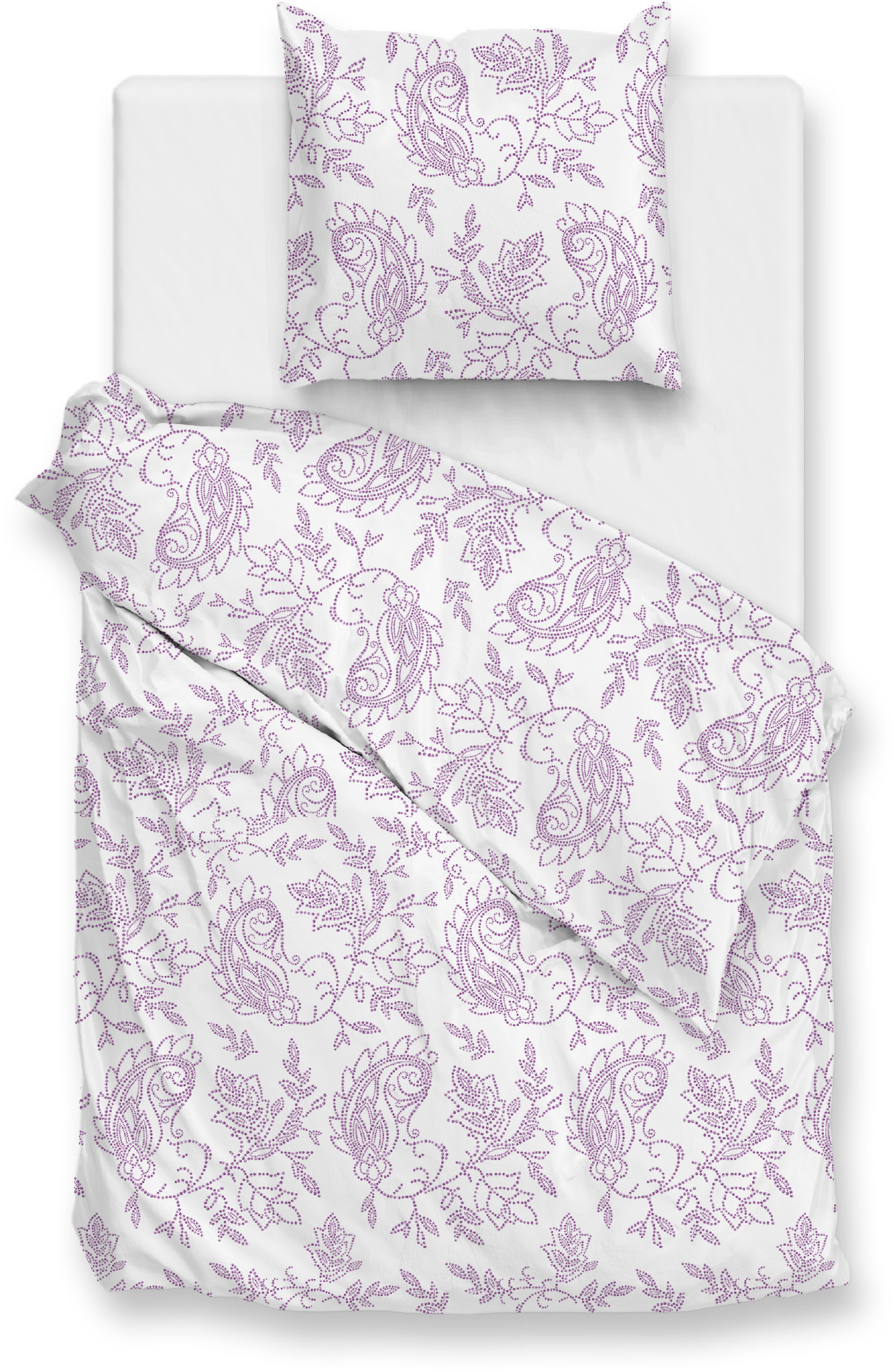 ZO HOME Bettwäsche "Indiano" 2 Stk. tlg. Bettwäsche aus 100% Baumwolle, hochwertiges Perkal von Zo Home