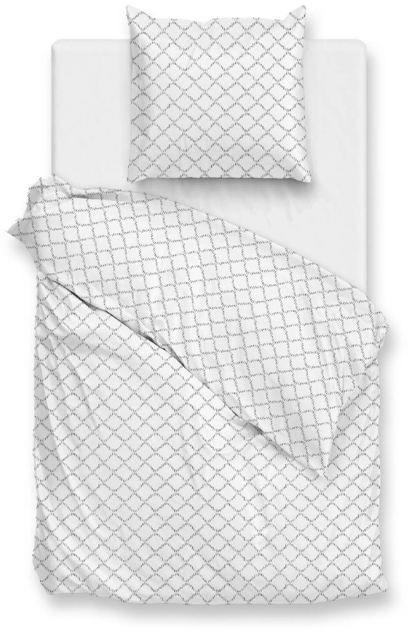 ZO HOME Bettwäsche "Linea-di-Satinado" 2 Stk. tlg. Bettwäsche aus 100% Baumwolle, hochwertiges Mako-Satin von Zo Home