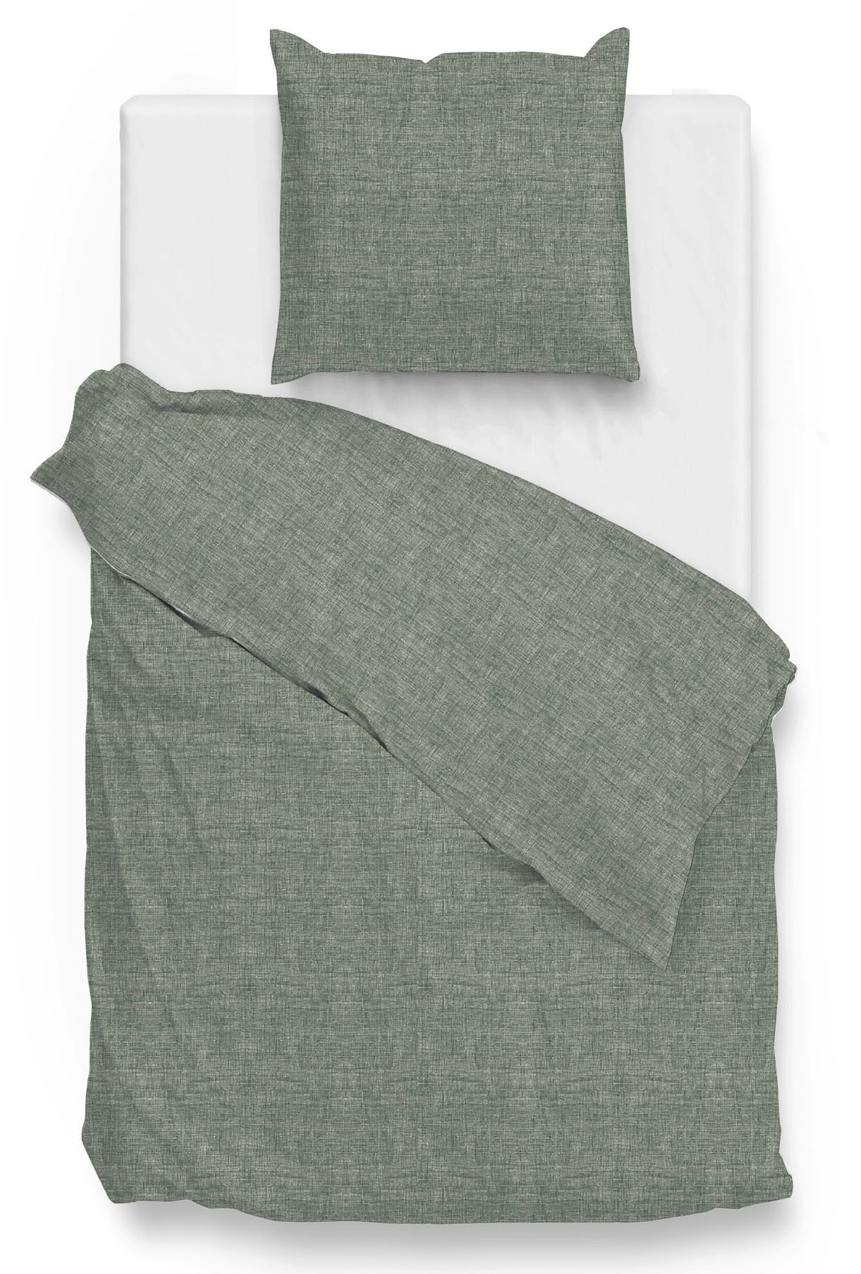 ZO HOME Bettwäsche "Lino" 2 Stk. tlg. Bettwäsche aus 100% Baumwolle, hochwertiges Renforcé von Zo Home