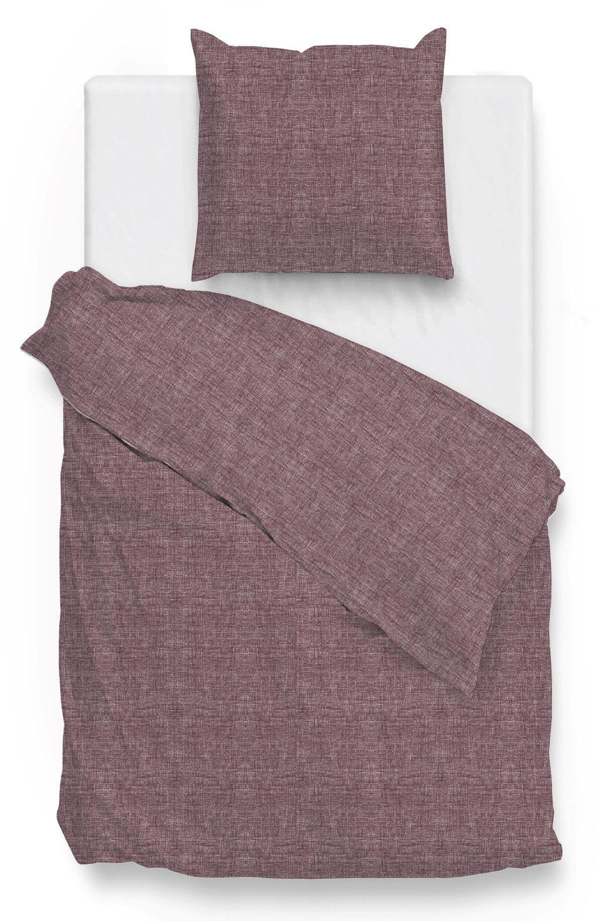 ZO HOME Bettwäsche "Lino" 2 Stk. tlg. Bettwäsche aus 100% Baumwolle, hochwertiges Renforcé von Zo Home