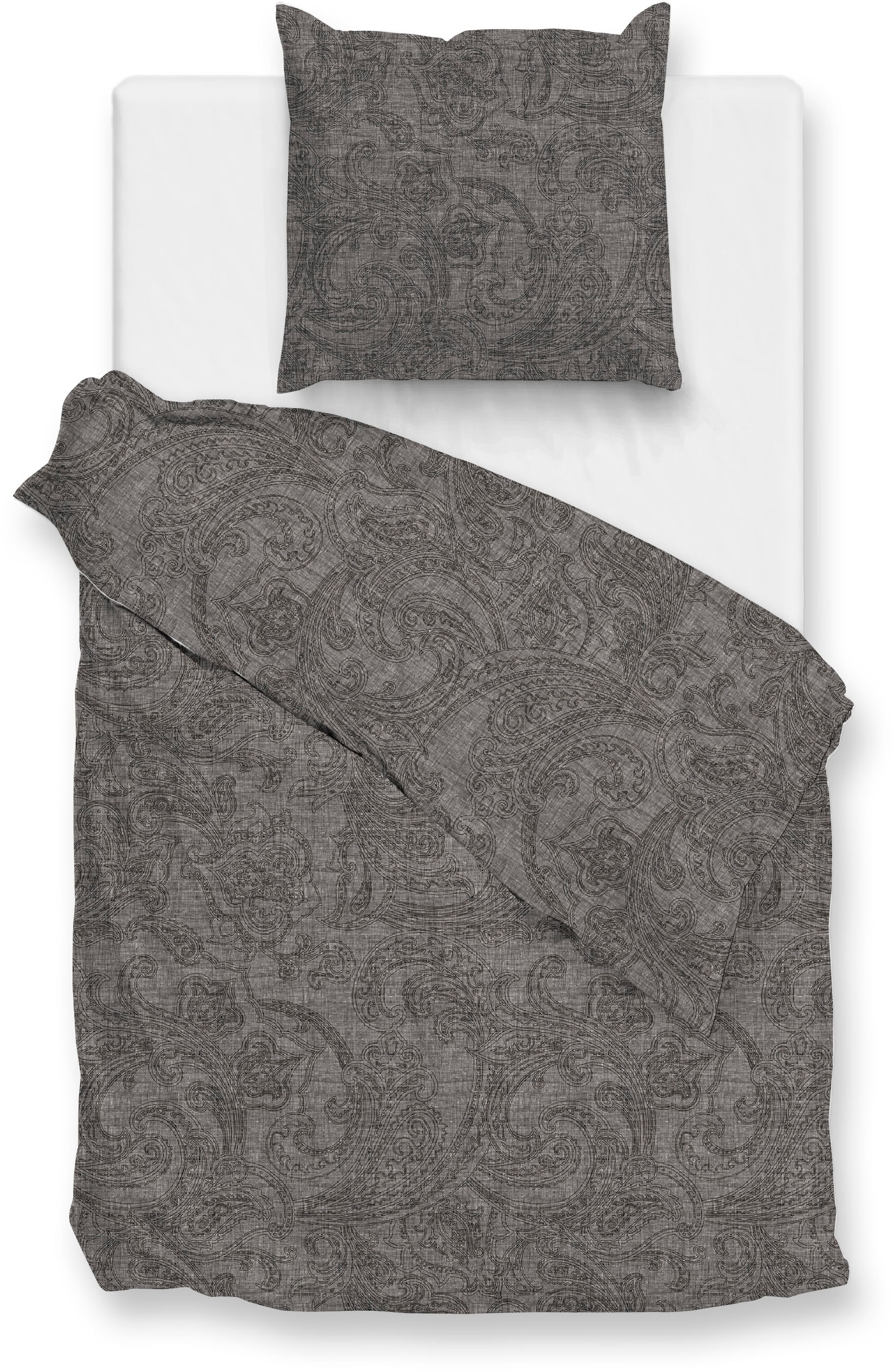 ZO HOME Bettwäsche "Paisley-di-Lino" 2 Stk. tlg. Bettwäsche aus 100% Baumwolle, hochwertiges Renforcé von Zo Home