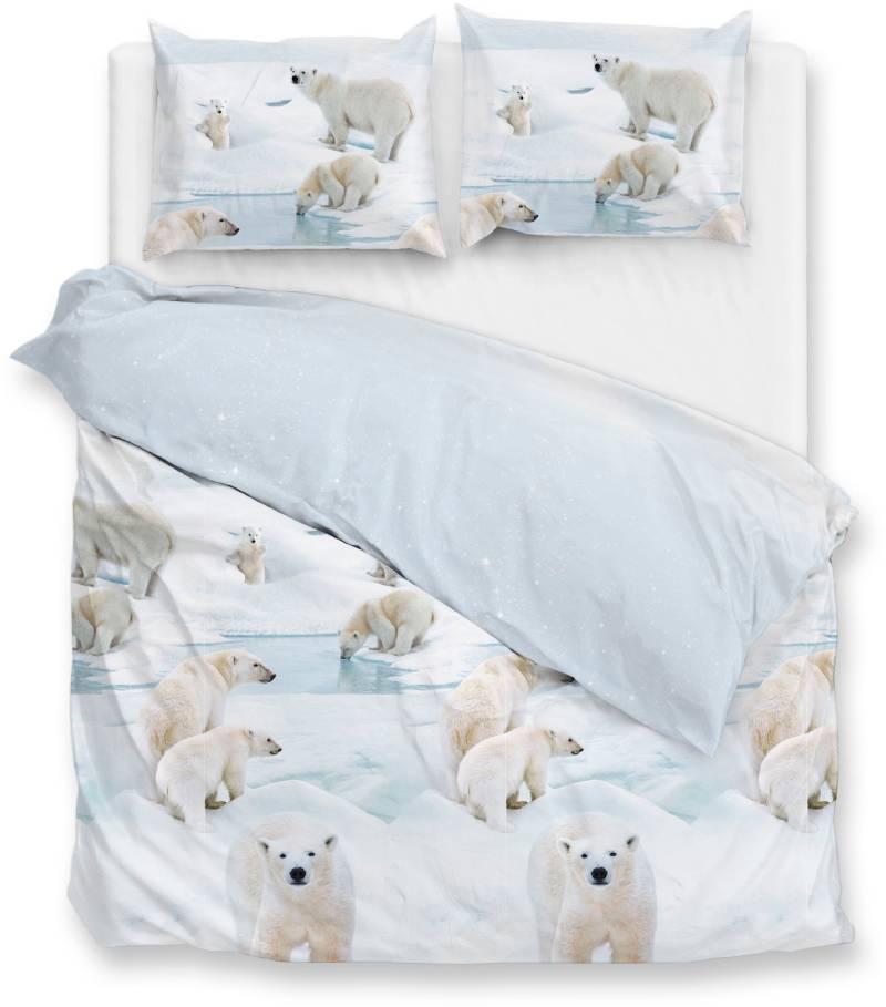 ZO HOME Bettwäsche "Polare" 1 Stk. tlg. Bettwäsche aus 100% Baumwolle, hochwertige Flanell von Zo Home