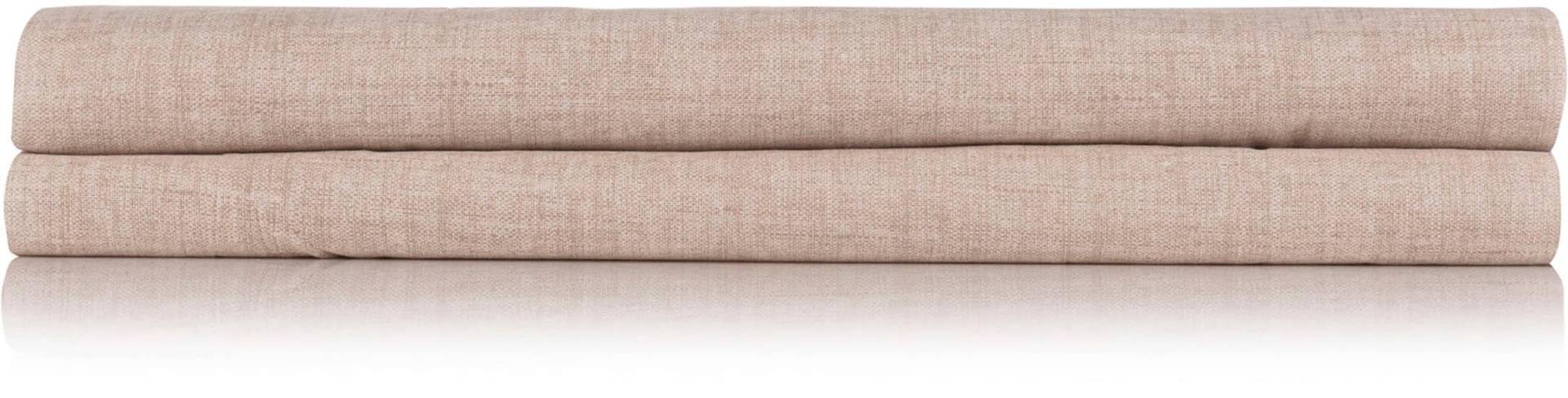 ZO HOME Spannbettlaken "Lino" Laken aus 100% Baumwolle, Linen-look Print, Betttuch ab 90x200 von Zo Home