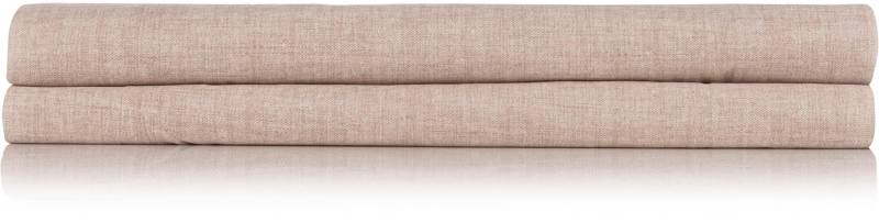 ZO HOME Spannbettlaken "Lino" Laken aus 100% Baumwolle, Linen-look Print, Betttuch ab 90x200 von Zo Home