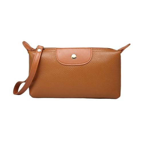 ZoCkz Damen-Geldbörsen, Handtaschen, Abendtaschen aus echtem Leder, Kartenetuis, Geldbörsen, Geld-Organizer (Color : Brown) von ZoCkz