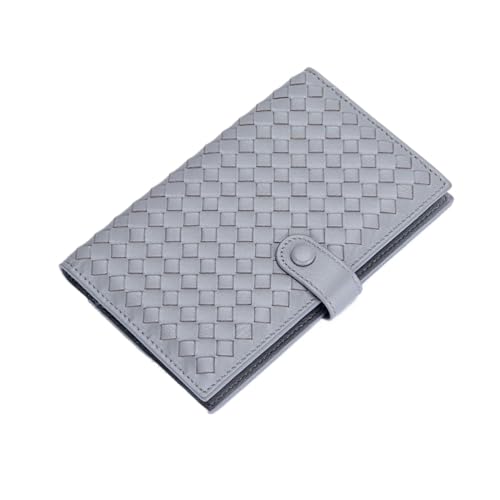 ZoCkz Damen-Geldbörsen, Handtaschen aus echtem Leder, Geldbörsen, Geldklammern, Abendtaschen, Visitenkartenetuis, Geldbörsen, Beutel (Color : Gray) von ZoCkz