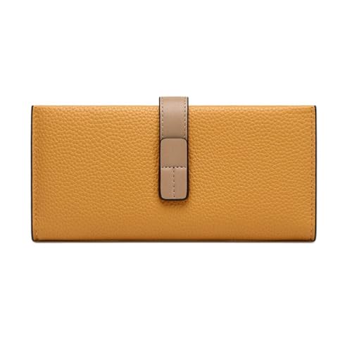 ZoCkz Damenbrieftaschen, Lange Geldscheinklammern, Abendtaschen, Geldbörsen, Visitenkartenetuis, Lederhandtaschen (Color : Yellow) von ZoCkz