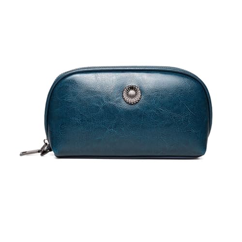 ZoCkz Handtaschen Damenbrieftaschen Geldbörsen Beutel Geldorganisatoren Abendtaschen aus echtem Leder Kartenetuis (Color : Blue) von ZoCkz