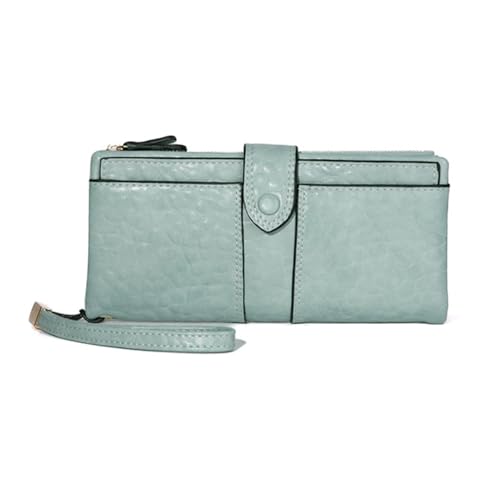 ZoCkz Visitenkartenetuis, Handtaschen, Damenbrieftaschen, Geldscheinklammern aus Leder, Geldbörsen, Abendtaschen (Color : Blue) von ZoCkz