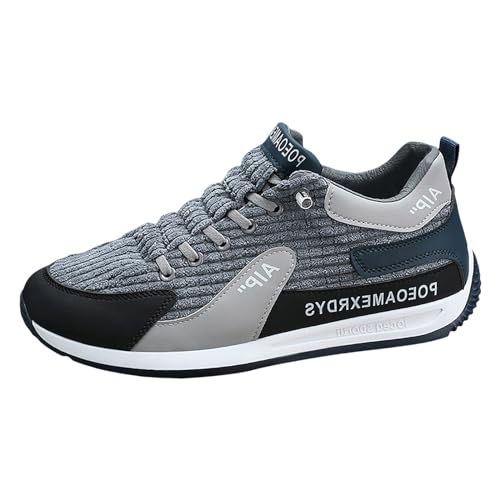 ZoIyte Sneaker Herren Laufschuhe Sportschuhe Turnschuhe Weiche Sohle Herrenschuhe Neuer Fashion Walkingschuhe Freizeitschuhe Leichtgewicht Running Tennis Schuhe (Grey 43) von ZoIyte