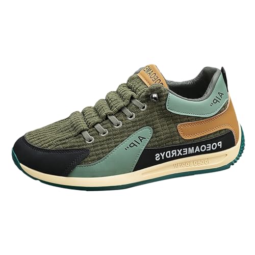 ZoIyte Sneaker Herren Laufschuhe Sportschuhe Turnschuhe Weiche Sohle Herrenschuhe Neuer Fashion Walkingschuhe Freizeitschuhe Leichtgewicht Running Tennis Schuhe (Green 43) von ZoIyte