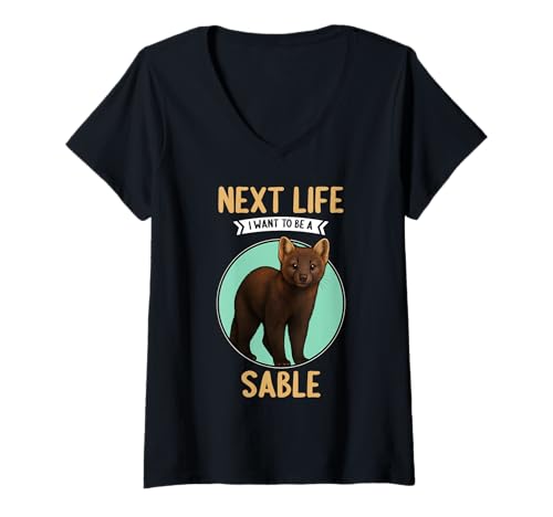 Damen Zobel T-Shirt mit V-Ausschnitt von Zobel Tier Shop