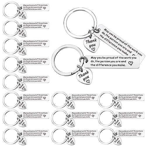 Zocipro 16 Stück Team Geschenke,Mitarbeiter Geschenk,Geschenk Mitarbeiter,Danke Geschenke Kollegen,Schlüsselanhänger Kollegen,Motivationsgeschenke,Mitarbeiter Weihnachtsgeschenke von Zocipro