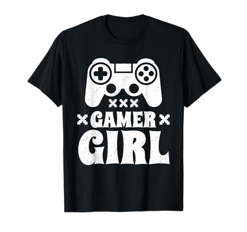Gamer Girl Zocken Frauen Videospiel Gamerin Mädchen T-Shirt Gamer Girl Zocken Frauen Videospiel Gamerin Mädchen T-Shirt von Zocken Frauen Geschenk Gamer Mädchen Videospiel