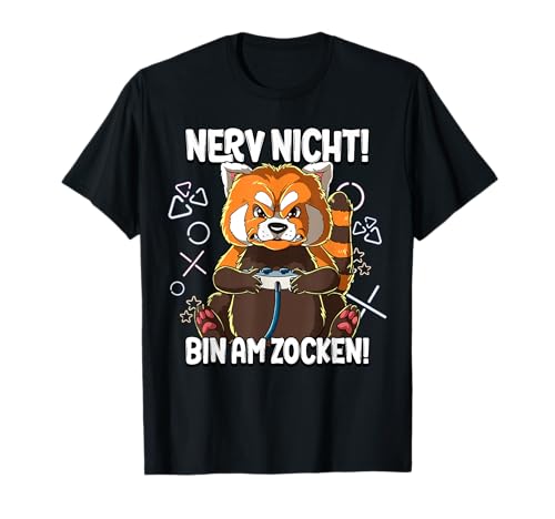 Zocker Gamer Geschenke Lustig - Herren Damen Unisex Kinder - Gaming T-Shirt - Schwarz - S - Cartoon - Crew Neck - Kurzarm - Polyester 100% Zocker Gamer Geschenke Lustig - Herren Damen Unisex Kinder - Gaming T-Shirt - Schwarz - S - Cartoon - Crew Neck - Kurzarm - Polyester 100% von Zocker Gamer Geschenke Lustig