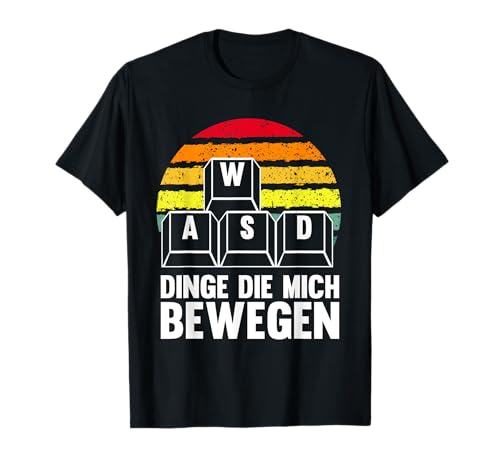 WASD PC Gamer Gaming Jungs Videospiel Retro Zocker Zocken T-Shirt WASD PC Gamer Gaming Jungs Videospiel Retro Zocker Zocken T-Shirt von Zocker Gaming Zocken Ideen